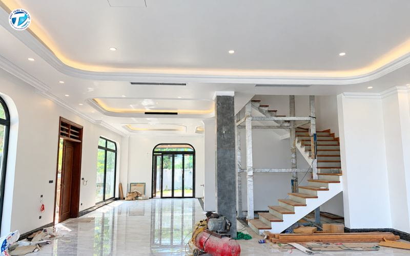 Quy trình thiết kế thi công nội thất biệt thự chuẩn